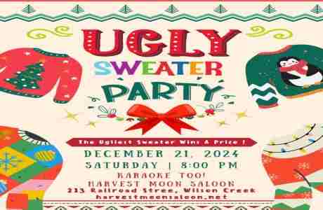 Ugly Christmas Sweater Contest Saturday, Dec 21st in Wilson Creek on 21 Dec