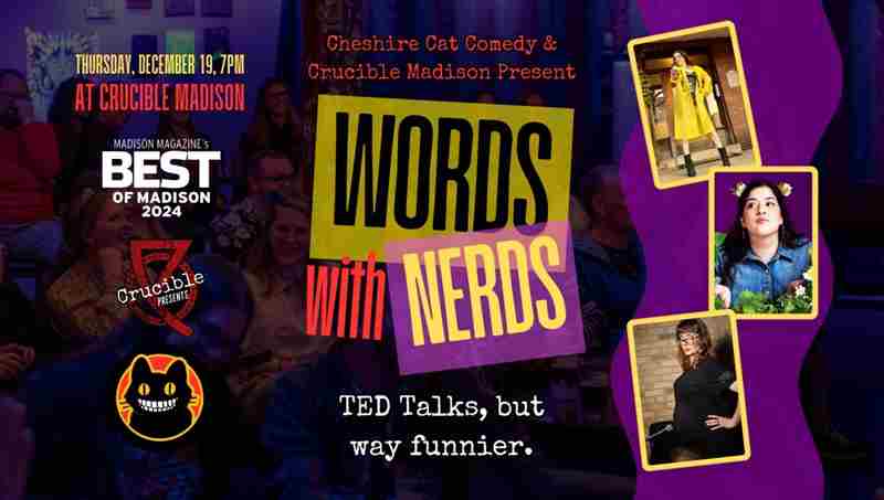 Words with Nerds: HOLIDAY EDITION in Madison on 19 Dec