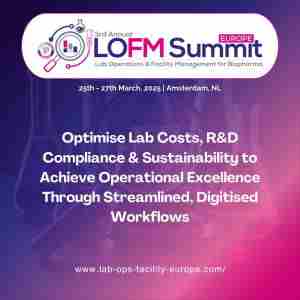 3rd Annual Lab Operations and Facility Management for Biopharma Summit Europe 2025 in Amsterdam on 25 Mar