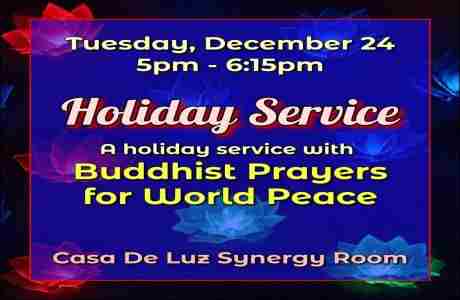 Holiday Service with Buddhist Prayers for Peace in Austin on 24 Dec