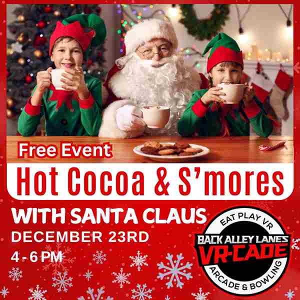 Free Hot Cocoa and S'mores with Santa Claus in South Daytona on 23 Dec