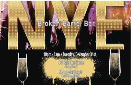 New Year's Eve 2024 @ Broken Barrel Bar in Chicago on 31 Dec