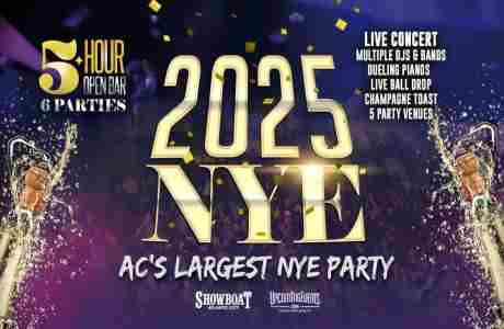 New Years Eve in Atlantic City at The Showboat Hotel in Atlantic City on 31 Dec