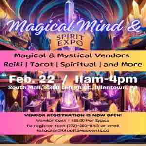 Magical Mind and Spirit Expo in Allentown on 22 Feb