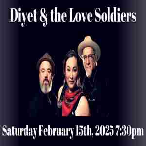 Stage Door Series: Diyet and The Love Soldiers in Longview on 15 Feb