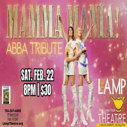 MAMMA MANIA! New York City’s Premier ABBA Tribute in Irwin on 22 Feb