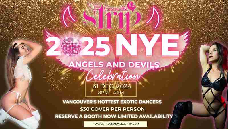 Naughty & Nice New Years Eve at The Granville Strip in Vancouver on 31 Dec