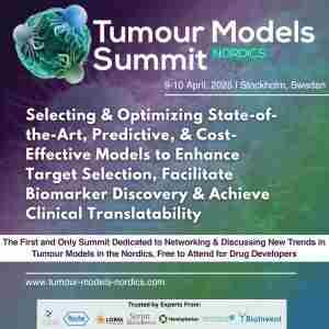 Tumour Models Summit Nordics in Stockholm on 9 Apr