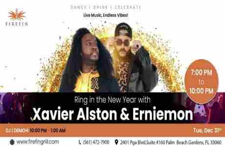 Firefin's Special: A New Year's Celebration with Xavier Alston, Erniemon, and DJ Demoh! in Palm Beach Gardens on 31 Dec