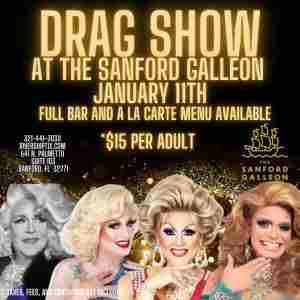 The Sanford Galleon Drag Show in Sanford on 11 Jan