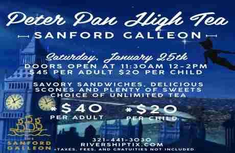 Peter Pan High Tea at the Sanford Galleon on Lake Monroe in Sanford on 25 January 2025