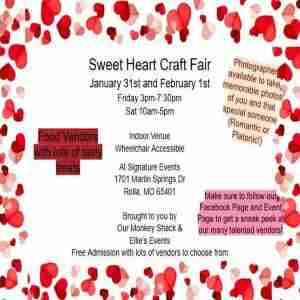 2nd Sweetheart Craft Fair in Rolla on 31 Jan