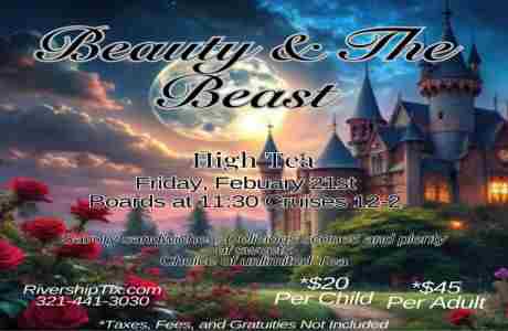 Beauty And The Beast High Tea Dining Cruise Aboard the Barbara Lee Ship in Sanford, Florida in Sanford on 21 Feb