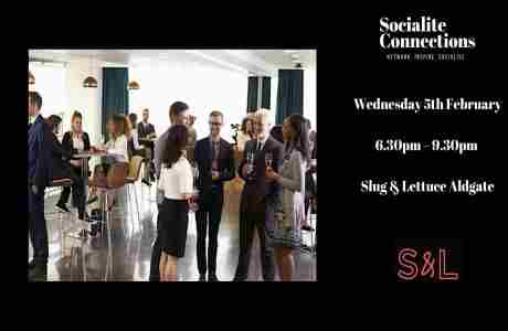 London Connections Business Networking at Slug and Lettuce Aldgate in London on 5 Feb