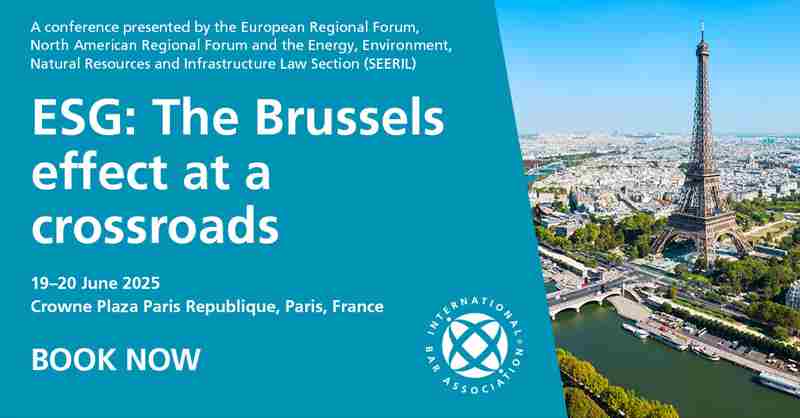 ESG: The Brussels effect at a crossroads in Paris on 19 Jun