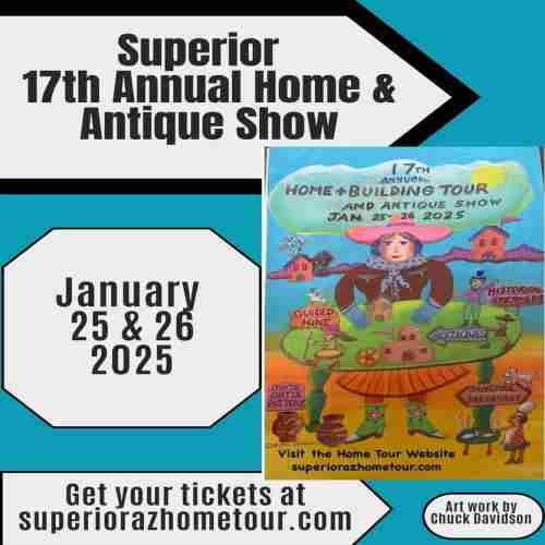 SUPERIOR HOME TOUR AND ANTIQUE SHOW in Superior on 25 Jan