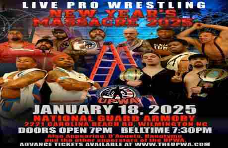 UPWA presents New Years Massacre 2025 in North Carolina on 18 Jan