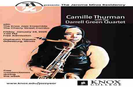 Camille Thurman and the Darrell Green Quartet: Mirza Jazz Residency in Galesburg on 24 Jan