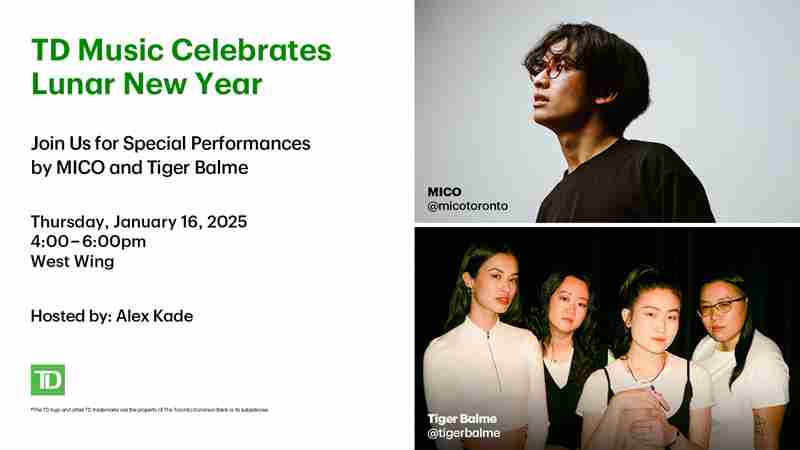 TD Music Celebrates Lunar New Year in Toronto on 16 Jan