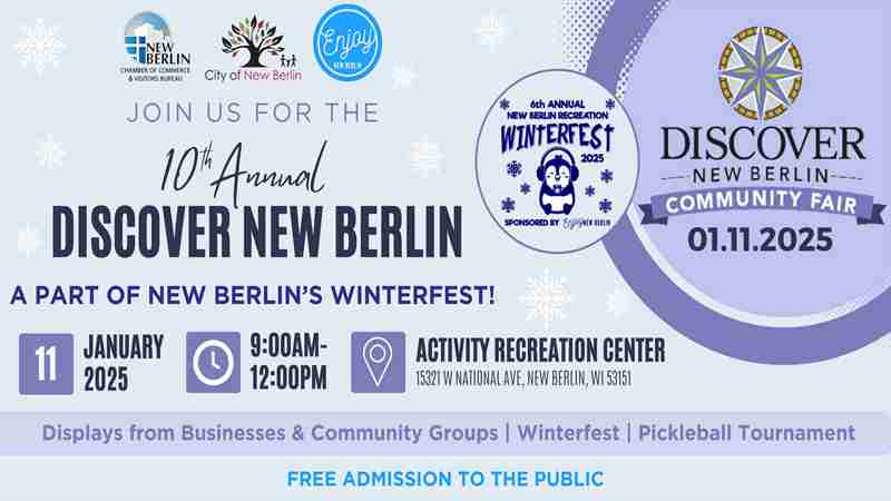 Discover New Berlin in New Berlin on 11 Jan