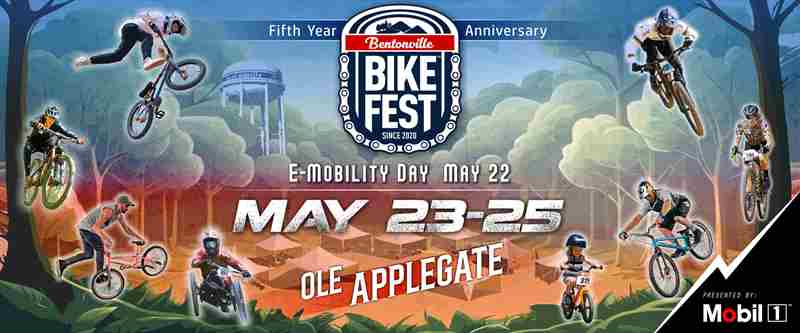 Bentonville Bike Fest in Bentonville on 22 May