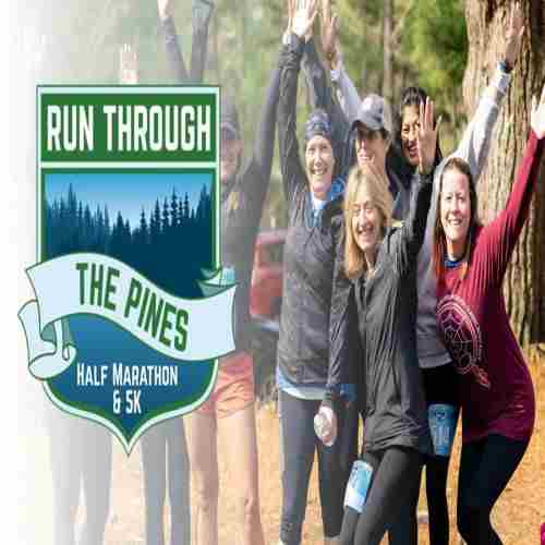 Run Through the Pines Half Marathon and 5K - Carver, MA in Carver on 27 Apr