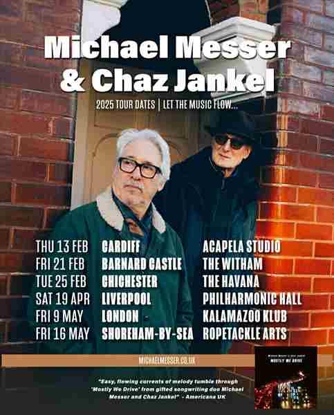 Michael Messer and Chaz Jankel at Philharmonic Hall - Liverpool in Liverpool on 19 Apr