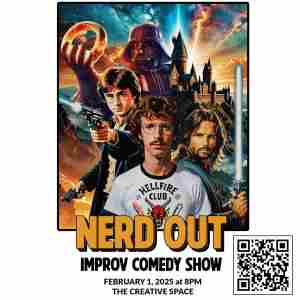 Nerd Out! Improv Comedy Show in Garden City on 1 Feb