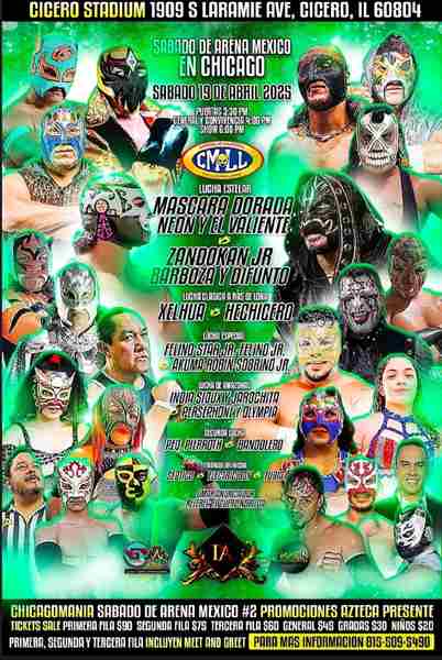 CMLL: Arena Mexico in Chicago 2 in Cicero on 19 Apr