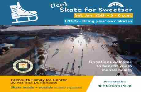 Ice Skate for Sweetser in Falmouth on 25 Jan