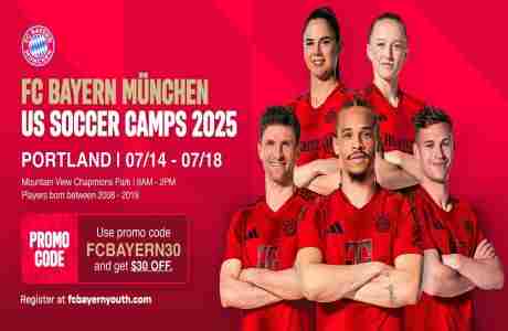 Official FC Bayern Munich Soccer camp in Portland in Beaverton on 14 Jul