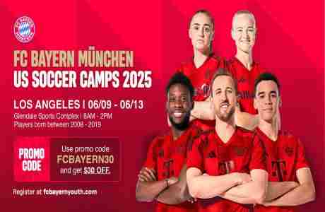 Official FC Bayern Munich Soccer camp in LA in Glendale on 9 Jun