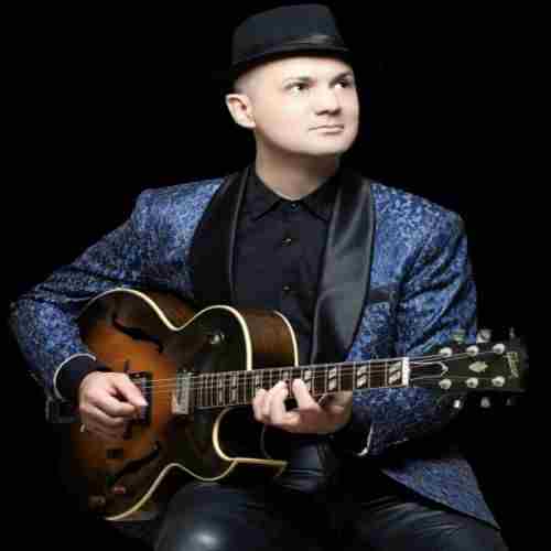 Terry Sullivan Jazz Trio in concert with guitarist Gabriel Datcu in Riverside on 2 Feb