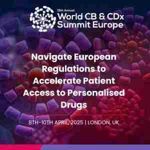 15th Clinical Biomarkers and Companion Diagnostics Summit Europe | Free* for Biopharma! in London on 8 Apr