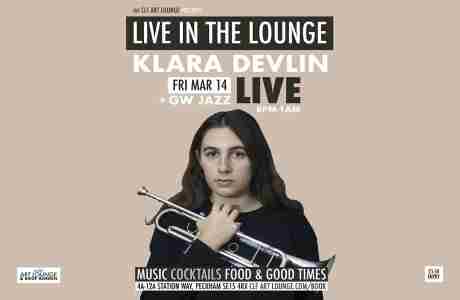 Klara Devlin Live In The Lounge + GW Jazz in London on 14 March 2025