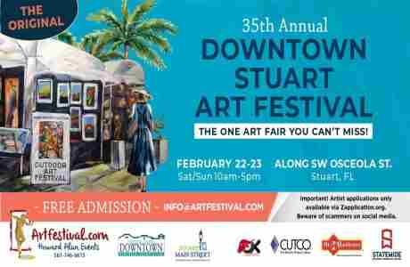 35th Annual Downtown Stuart Art Festival in Stuart on 22 Feb