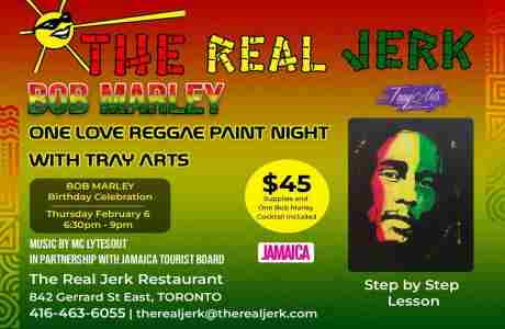 One Love Reggae Paint Night with Tray Arts - Its a Paint Night Party in Toronto on 6 Feb