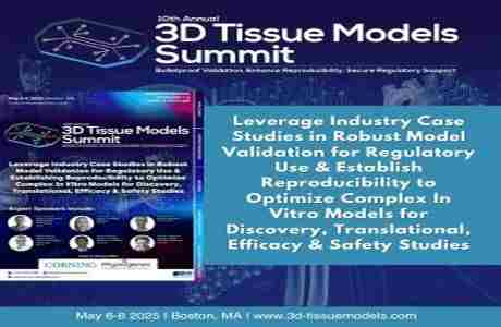 10th 3D Tissue Models Summit 2025 in Boston on 06 May 2025