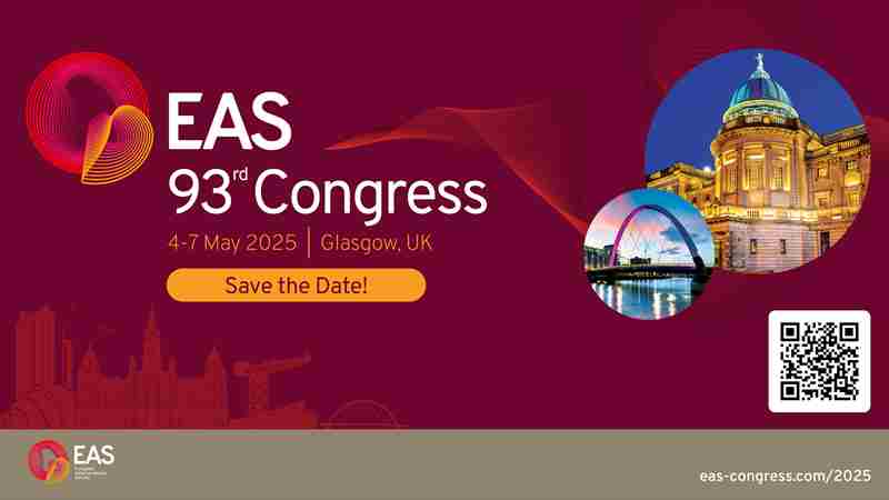 93rd EAS Congress | 4-7 May, 2025 | Glasgow, UK in Glasgow on 4 May