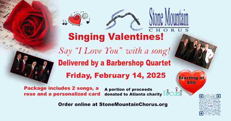 Singing Valentines! in Georgia on 14 Feb