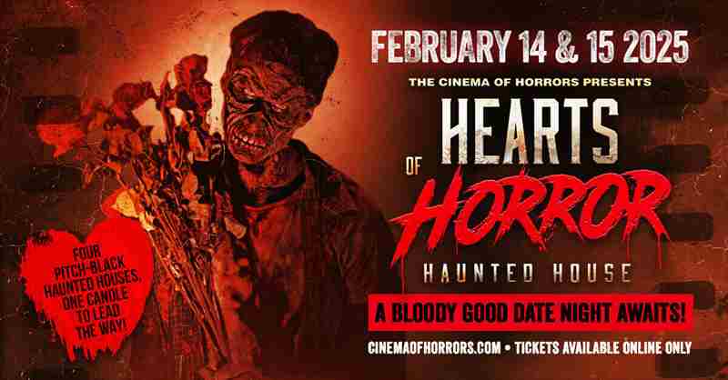 Hearts of Horror | Valentine's Haunted Attraction | Feb 14th and 15th, 2025 in Kelso on 14 Feb