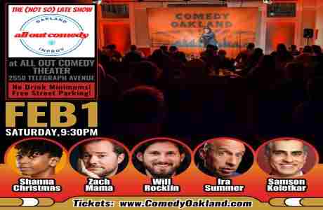 Comedy Oakland at All Out Comedy Theater in Oakland on 1 Feb