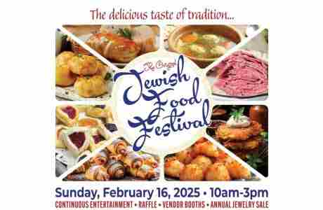 Jewish Congregation of Venice Food Festival in Venice on 16 Feb