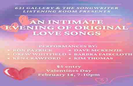 An Intimate Evening of Original Love Songs in Tallahassee on 14 Feb