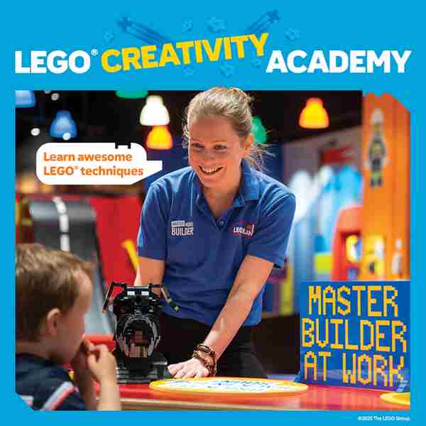 LEGO® Creativity Academy Event - LEGOLAND Discovery Center Bay Area from January 30-March 2, 2025 in Milpitas on 31 Jan