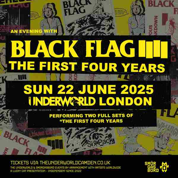 BLACK FLAG at The Underworld - London in London on 22 Jun