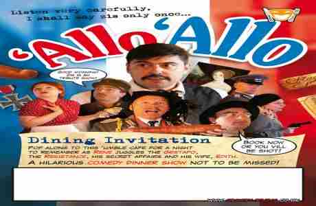 Allo Allo Dinner Show 15/03/2024 in Lichfield on 15 Mar