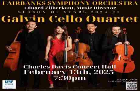 Galvin Cello Quartet in Fairbanks on 13 Feb