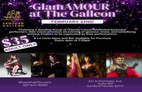 GlamAMOUR at the Galleon - Burlesque Show in Sanford on 22 February 2025