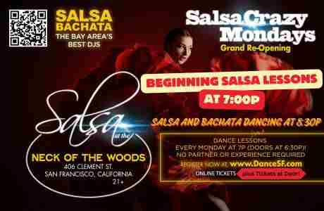 Salsa Dance Classes and Salsa and Bachata Dancing - SalsaCrazy Mondays in San Francisco on 10 Feb